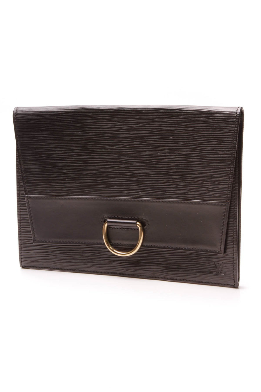 Vintage Epi Lena Clutch Bag - Black