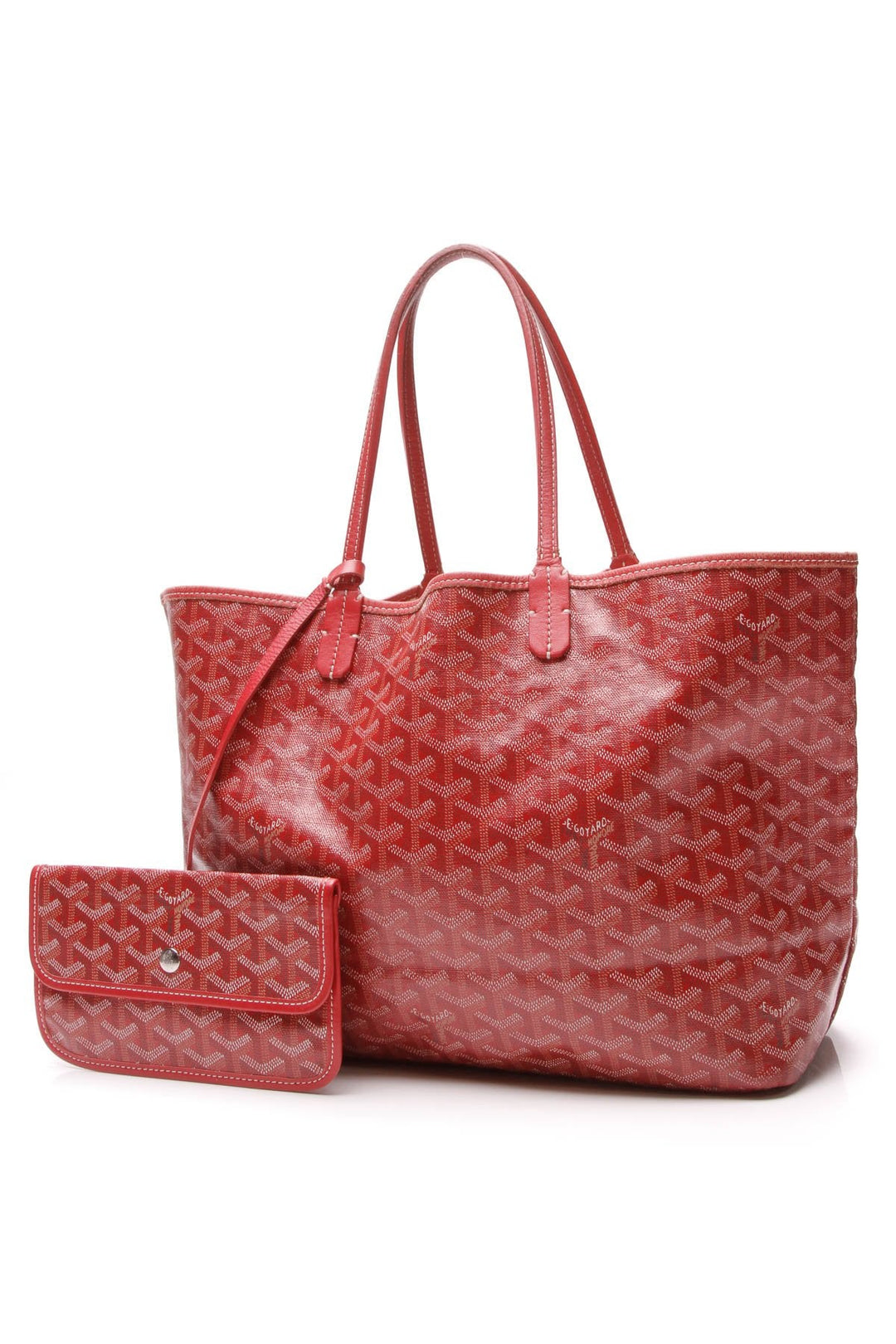 St. Louis PM Tote Bag - Red Goyardine