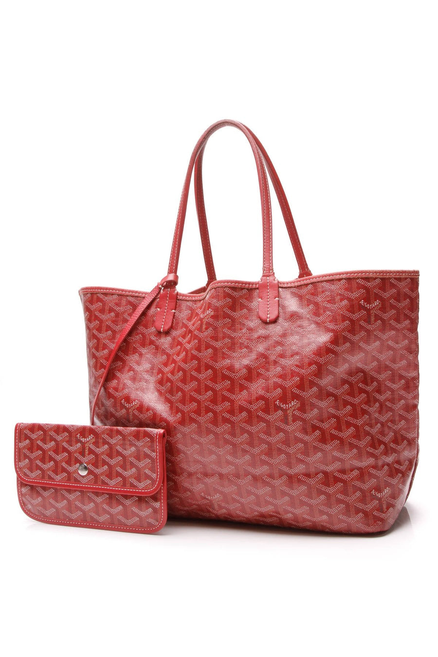 St. Louis PM Tote Bag - Red Goyardine
