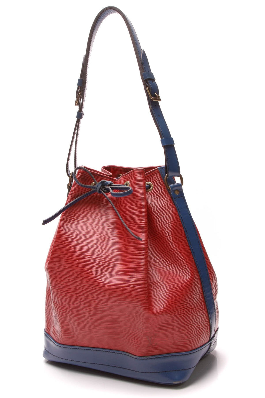 Vintage Epi Noe Bag - Red/Blue