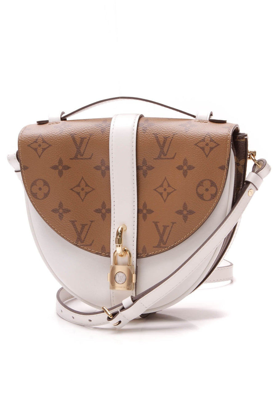 Chantilly Lock Bag - Reverse Monogram/Blanc