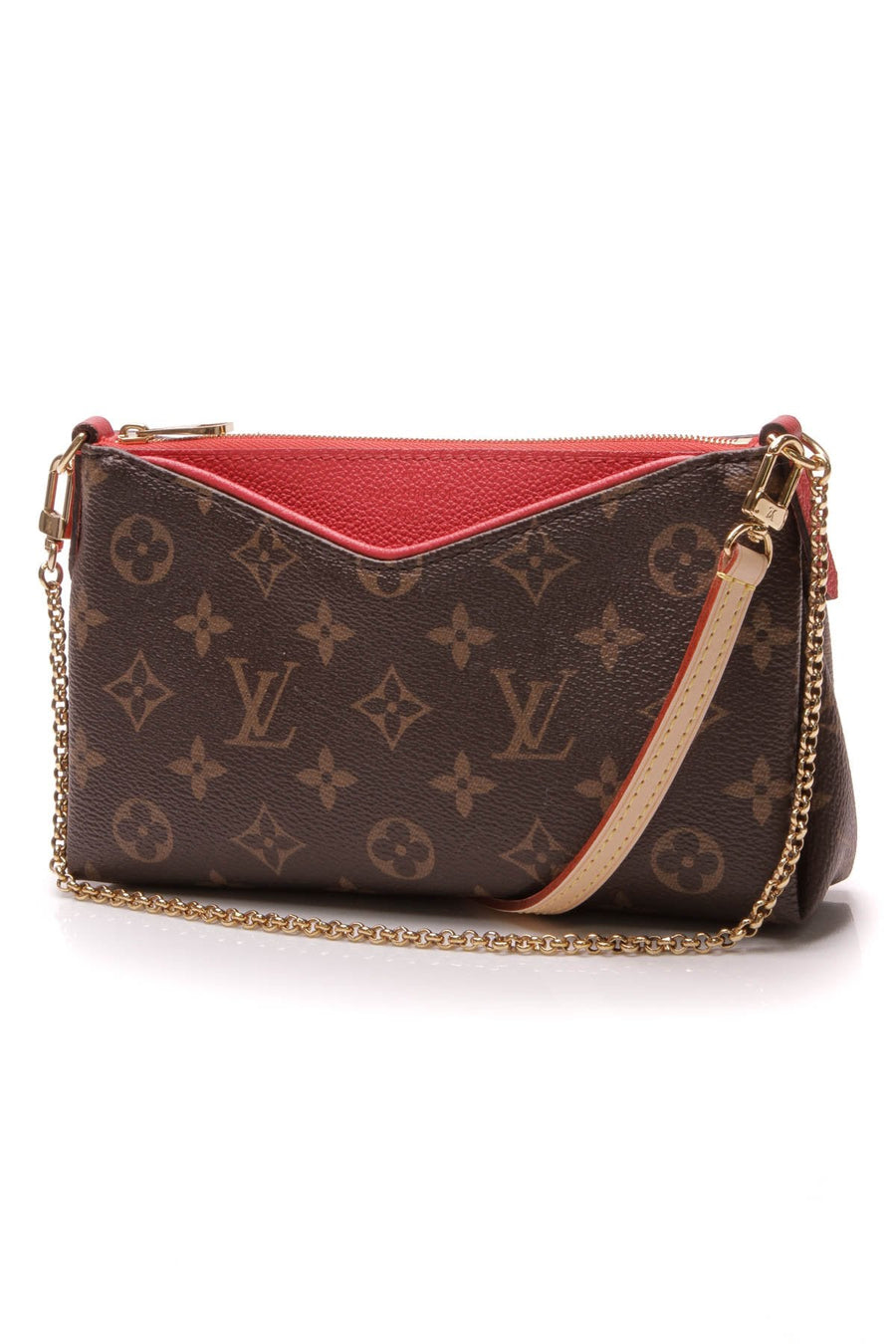 Pallas Clutch Crossbody Bag - Monogram/Poppy