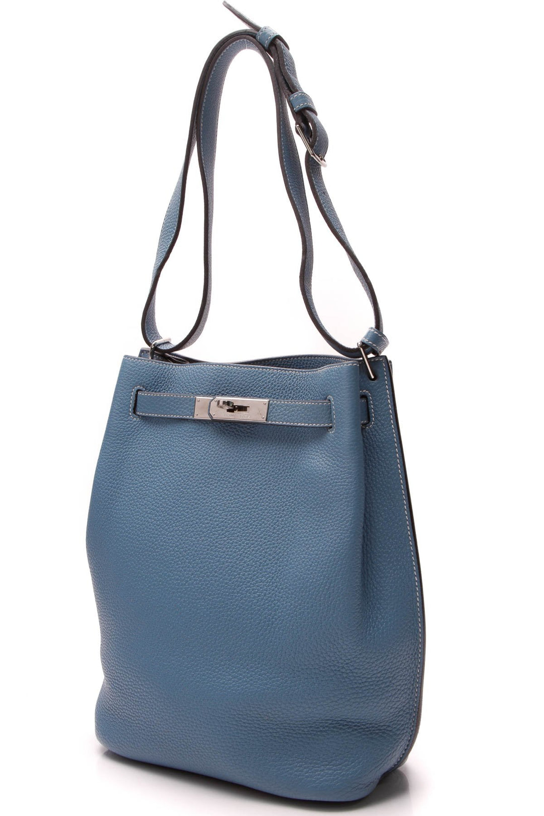 So Kelly 22 Bag - Blue Jean Togo