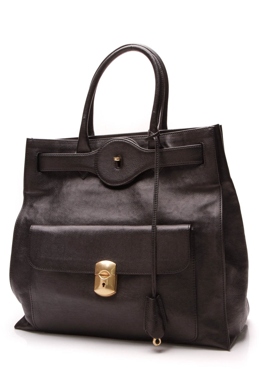 Lock Tote Bag - Black