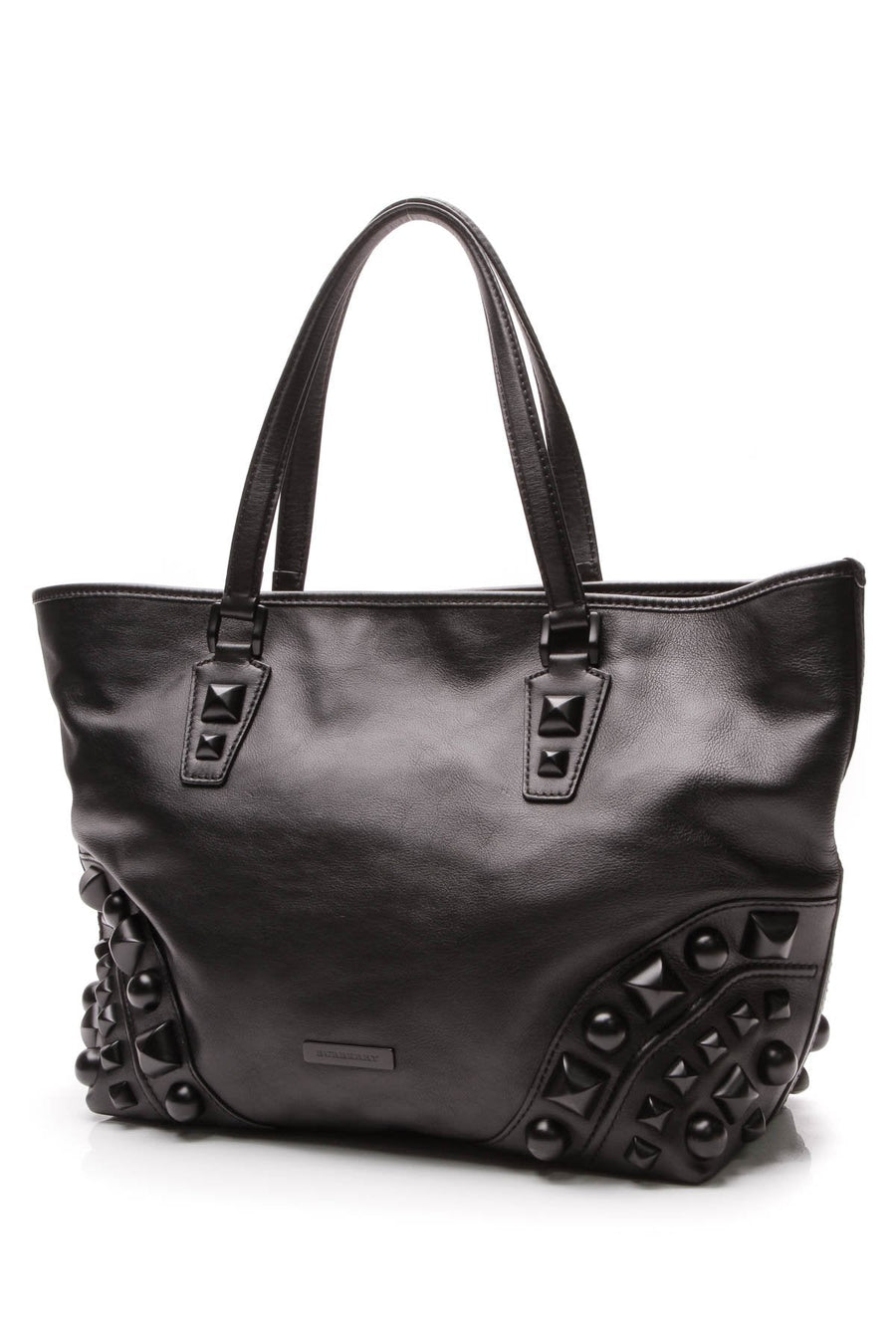 Nickie Mega Stud Tote Bag - Black