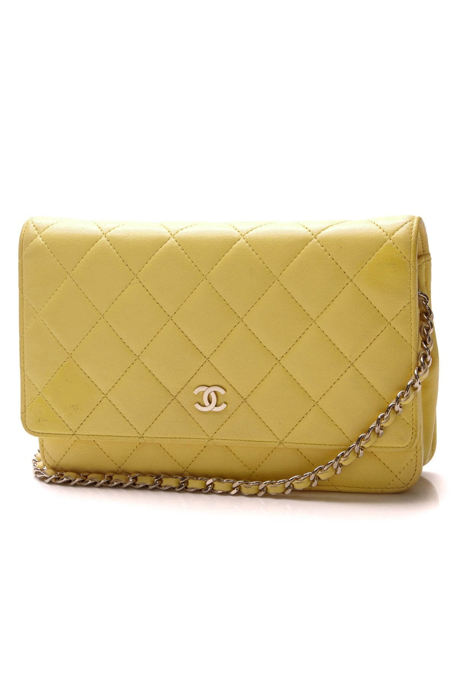 Classic WOC Crossbody Bag - Yellow Lambskin