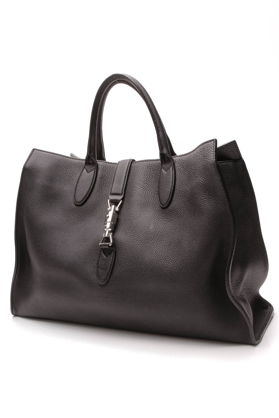 Jackie Large Top Handle Bag  - Black