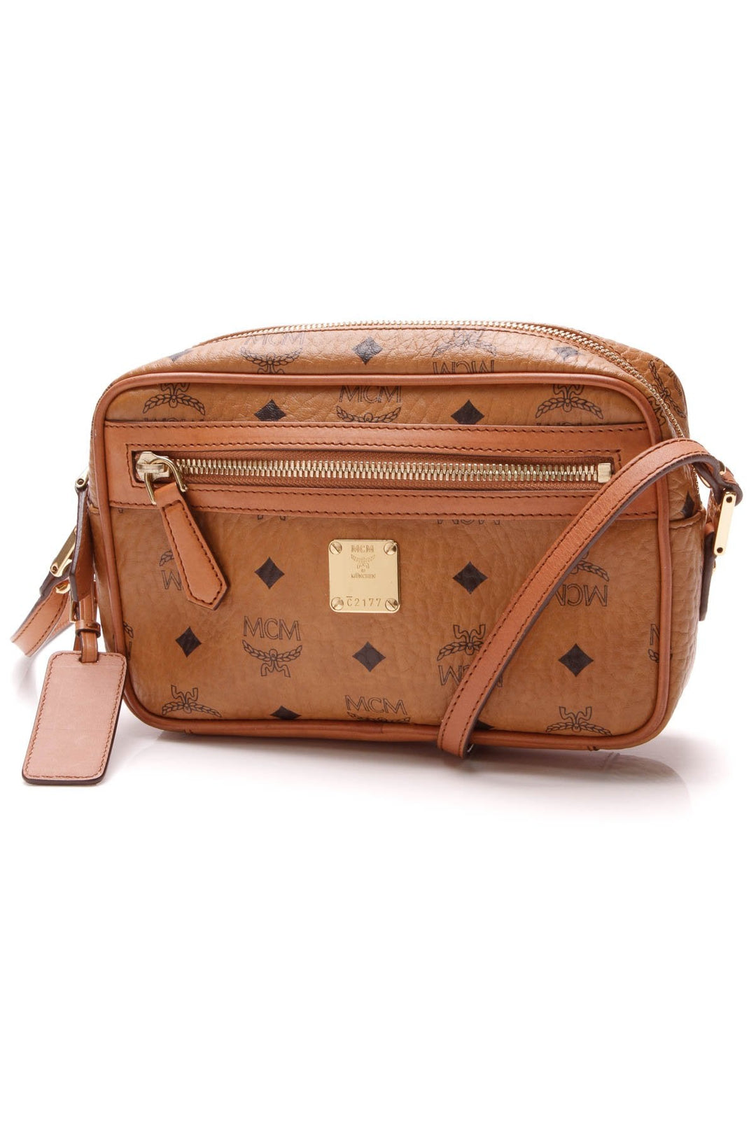Heritage Crossbody Camera Bag - Cognac Visetos