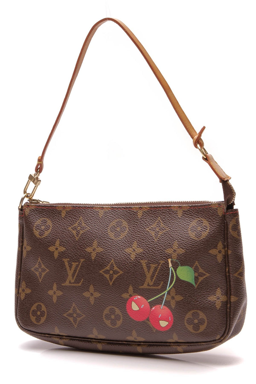 Cerise Pochette Accessories Bag - Monogram