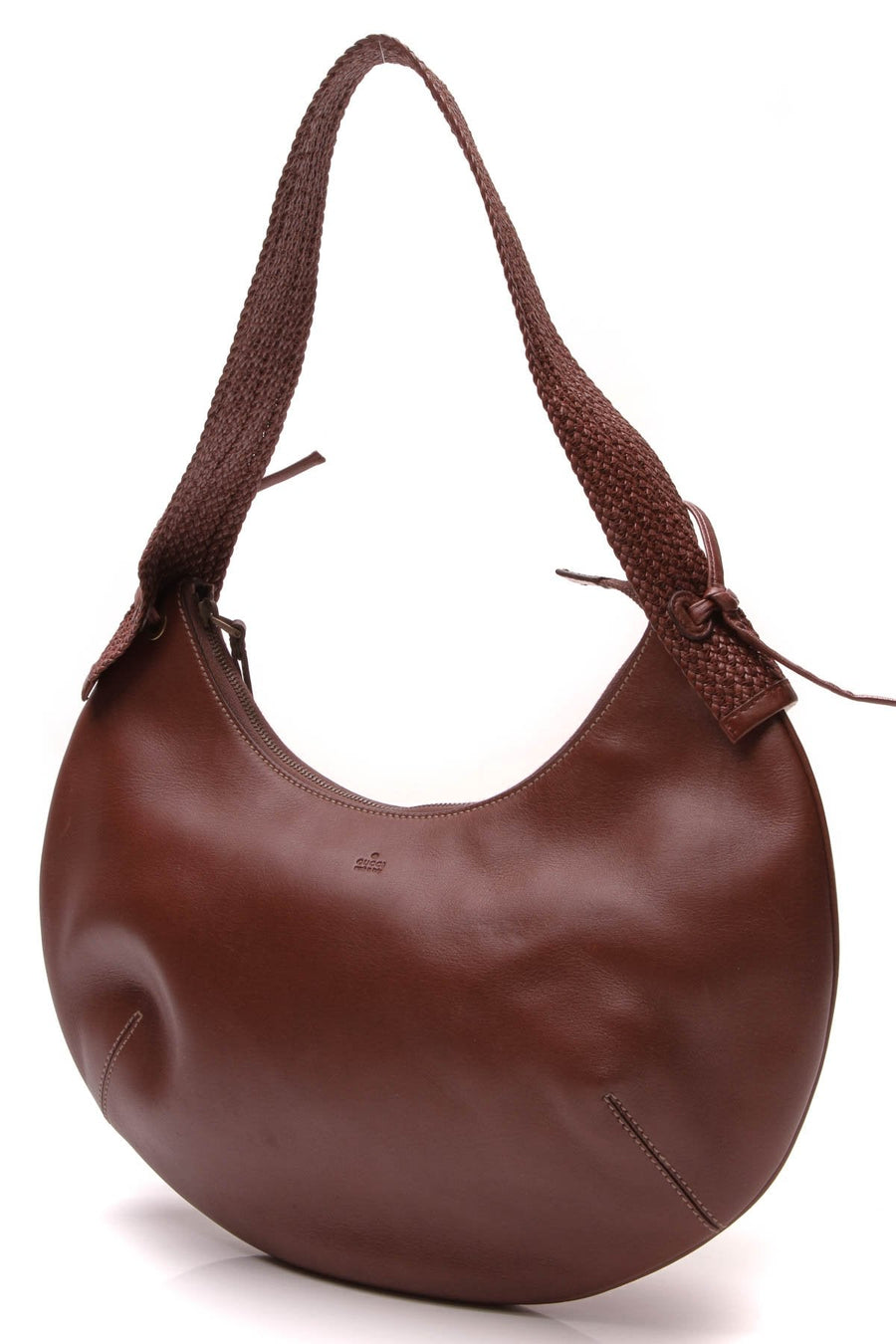 Half Moon Hobo Bag - Brown