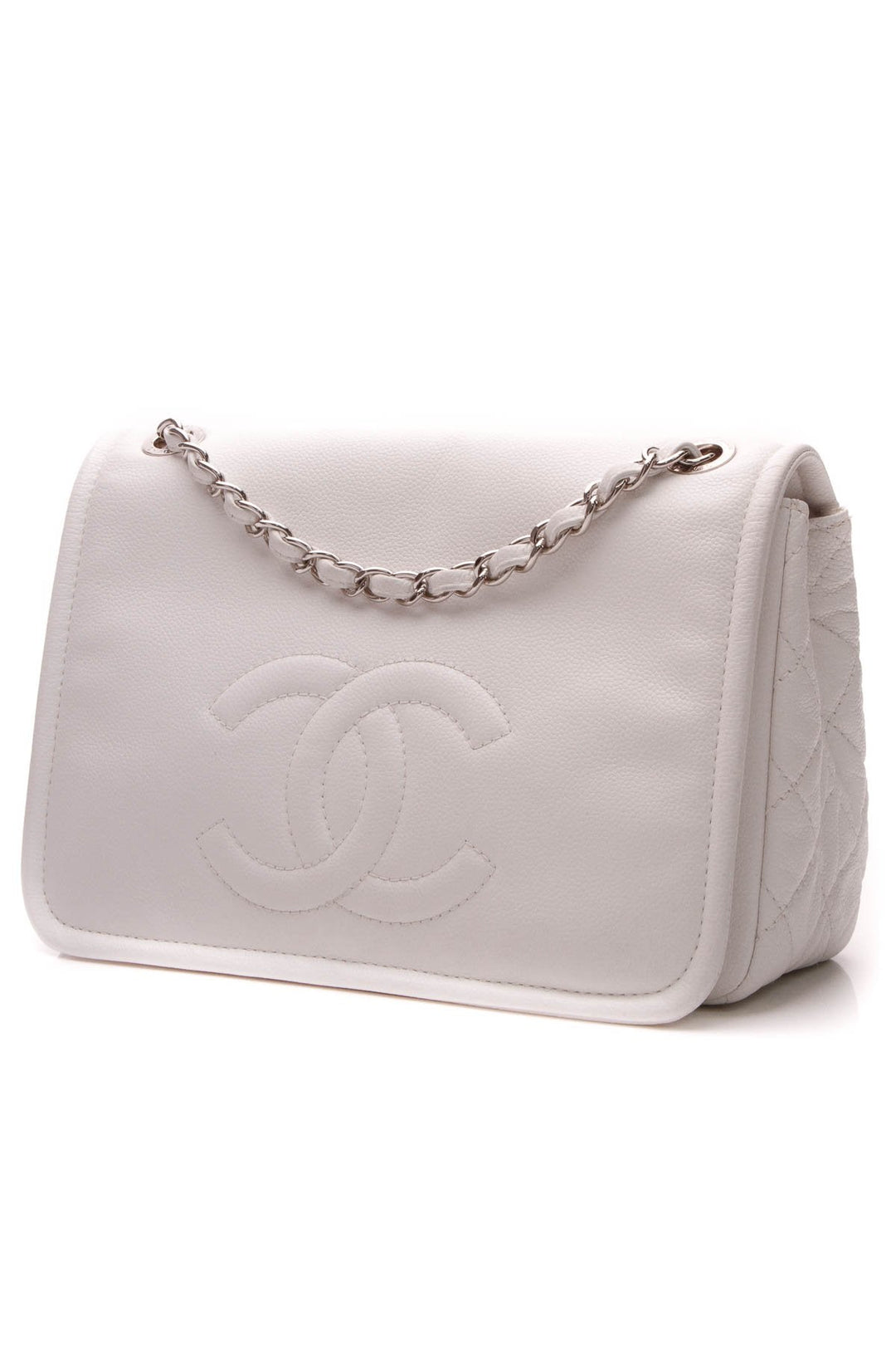 Timeless Flap Bag - White