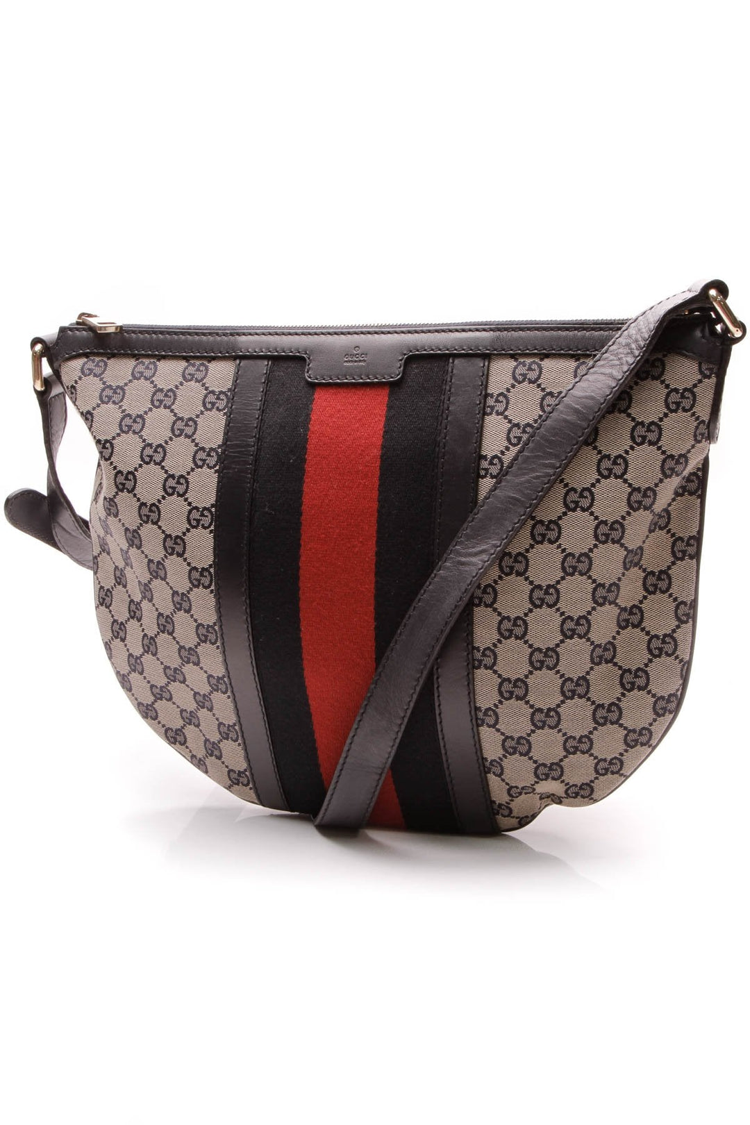 Web Messenger Bag - Navy Signature Canvas