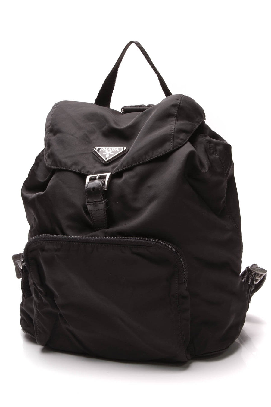 Tessuto Drawstring Backpack - Black