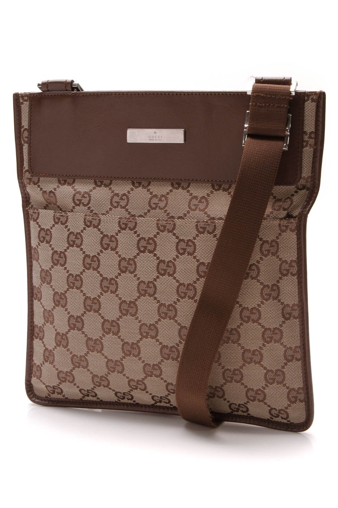 Messenger Crossbody Bag - Signature Canvas