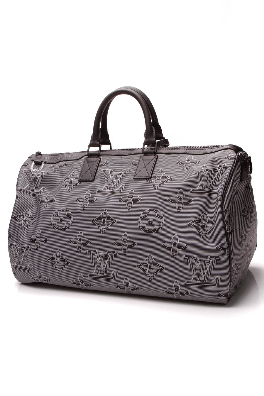 Reversible Keepall 50 Travel Bag -  Multicolor Textile
