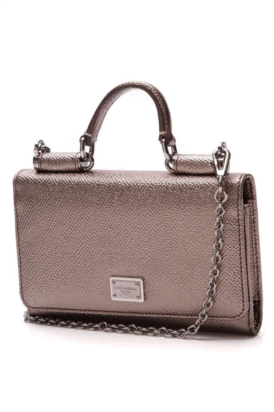 Miss Sicily Wallet on a Chain Bag - Pewter