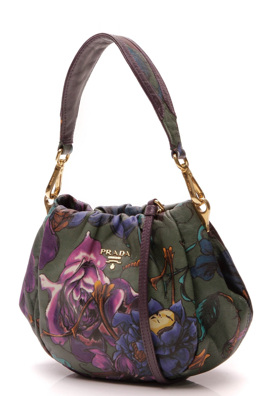 Floral Convertible Pouch Bag - Multicolor
