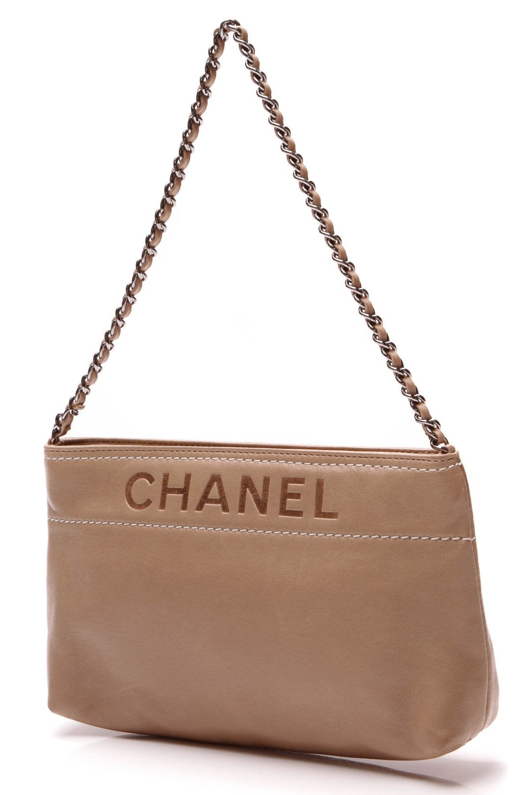 LAX Pochette Clutch Bag - Taupe