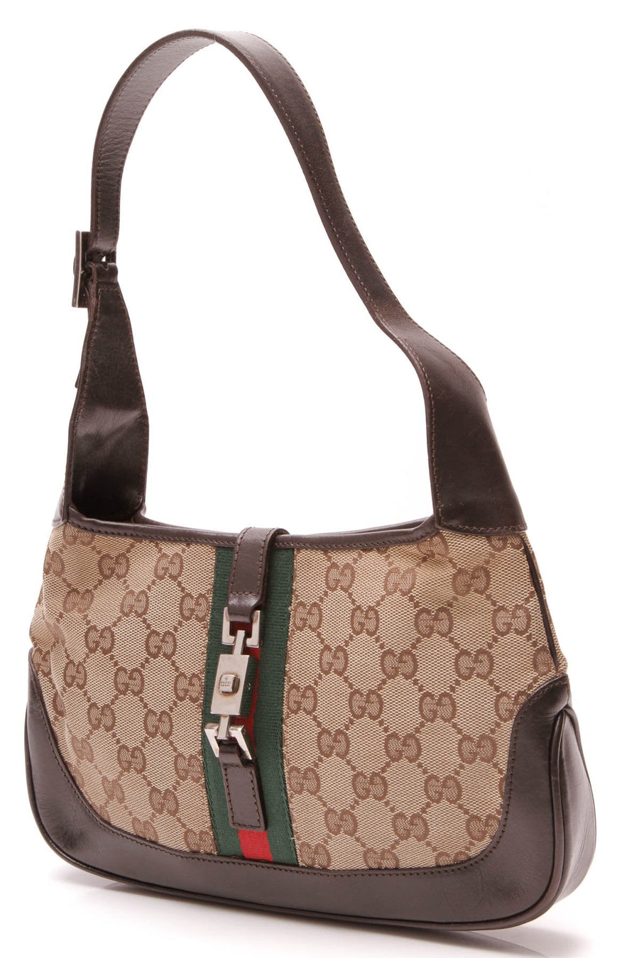 Web Jackie Small Hobo Bag - Signature Canvas