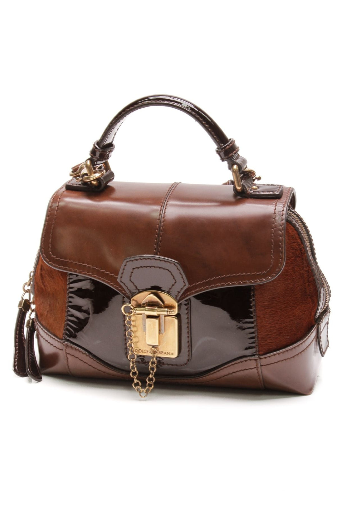 Miss Catch Satchel Bag - Brown