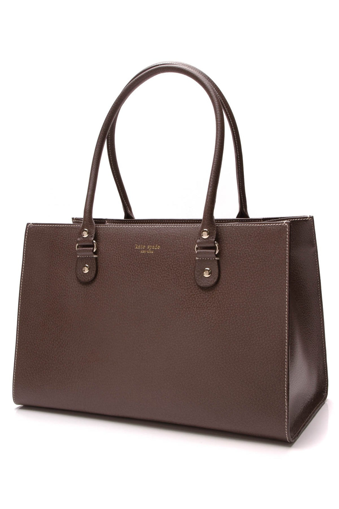 Wellesley Medium Shopper Tote Bag - Chocolate