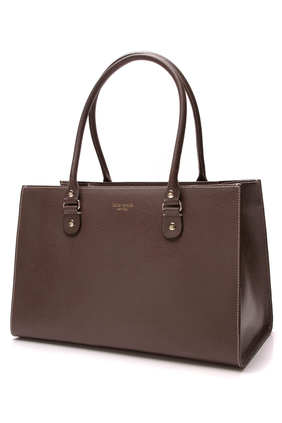 Wellesley Medium Shopper Tote Bag - Chocolate