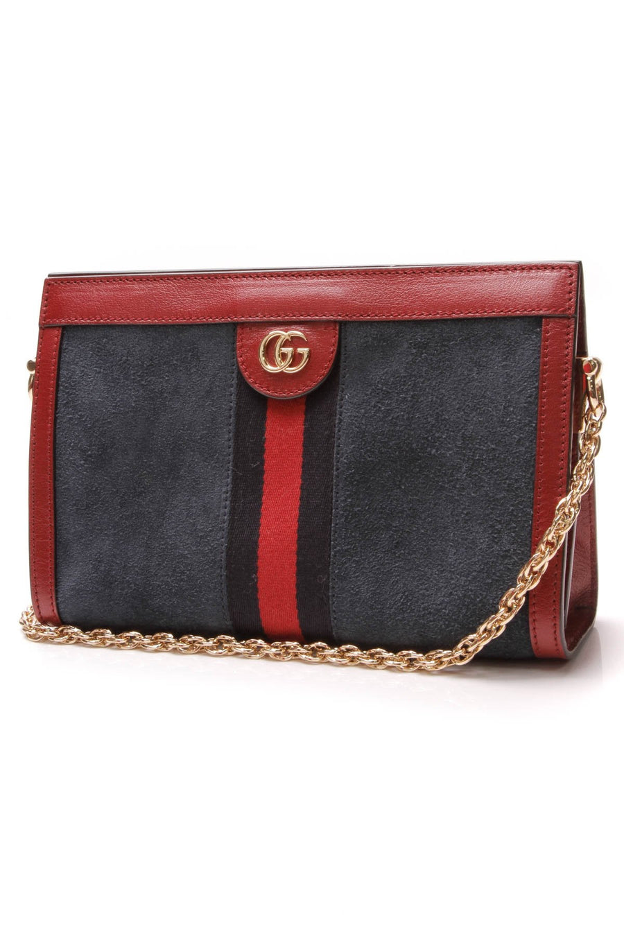 Ophidia Small Chain Bag - Blue