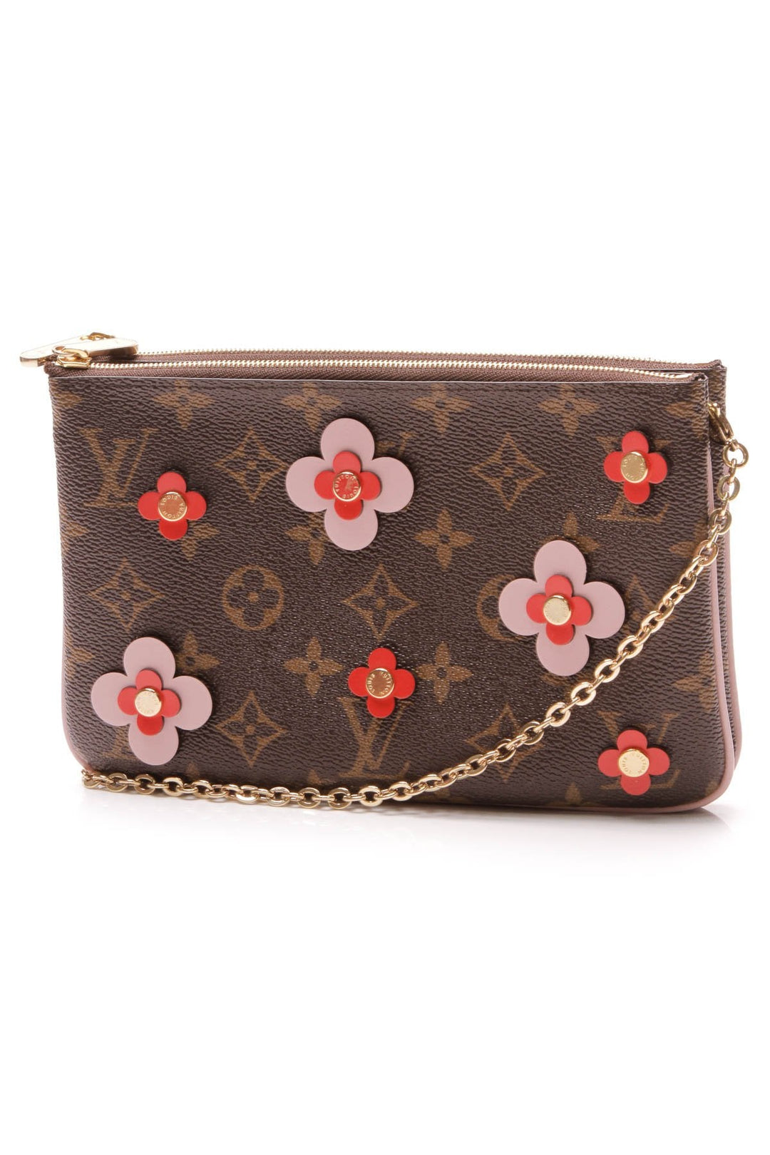 Blooming Flowers Double Zip Pochette Bag - Monogram