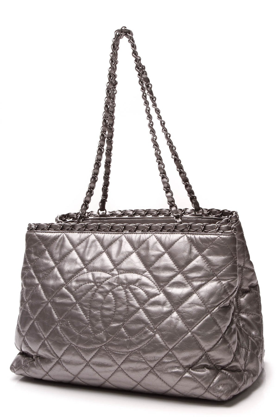 Chain Me Tote Bag - Silver