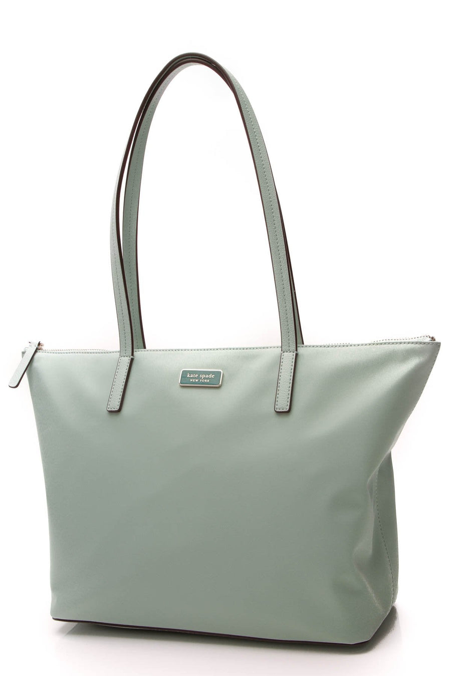 Hayden Top Zip Tote Bag - Mint