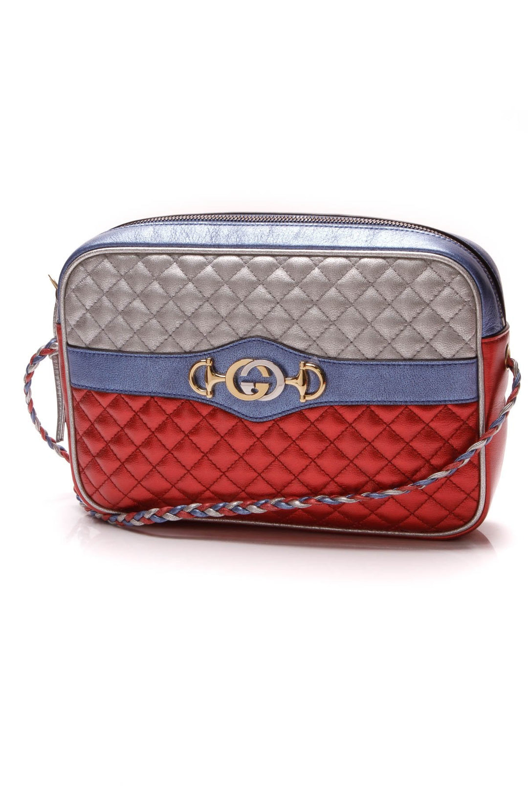 Trapuntata Camera Crossbody Bag - Multicolor