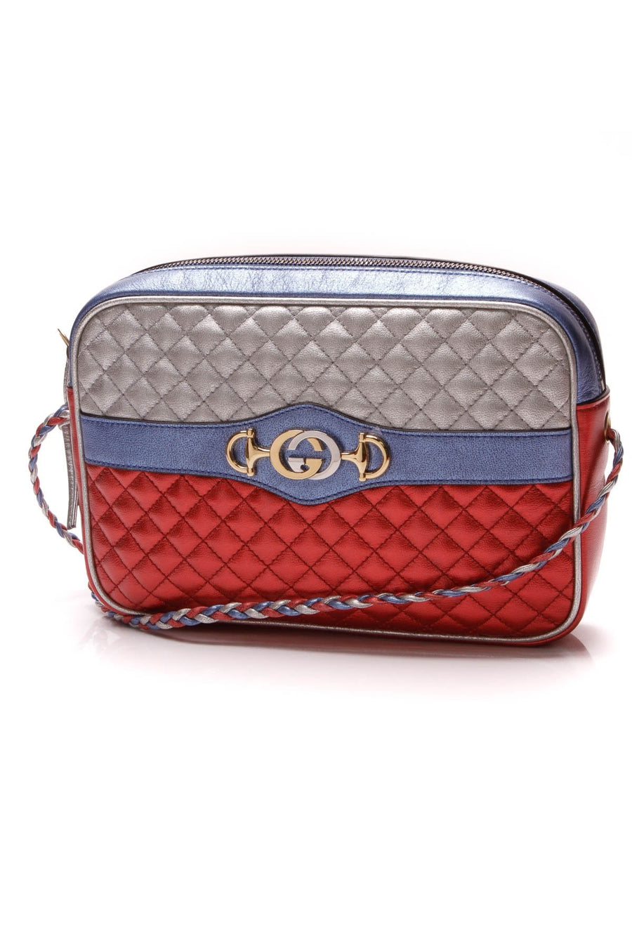 Trapuntata Camera Crossbody Bag - Multicolor