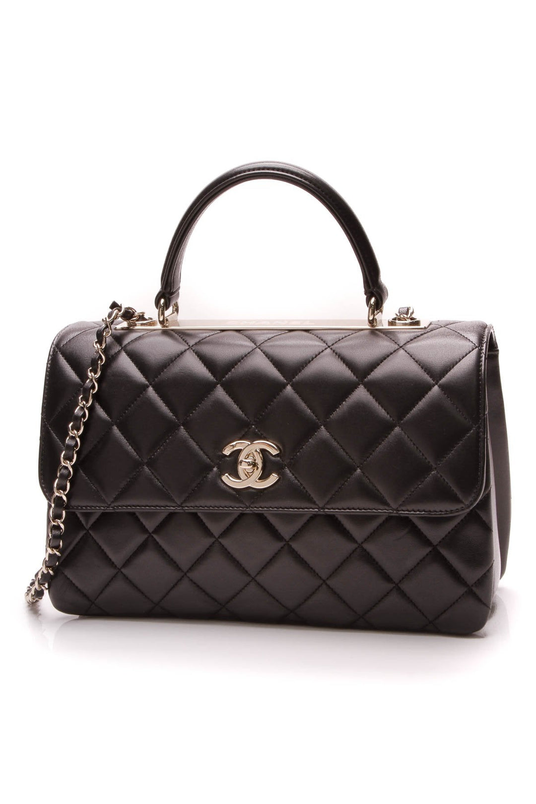 Trendy CC Flap Bag - Black