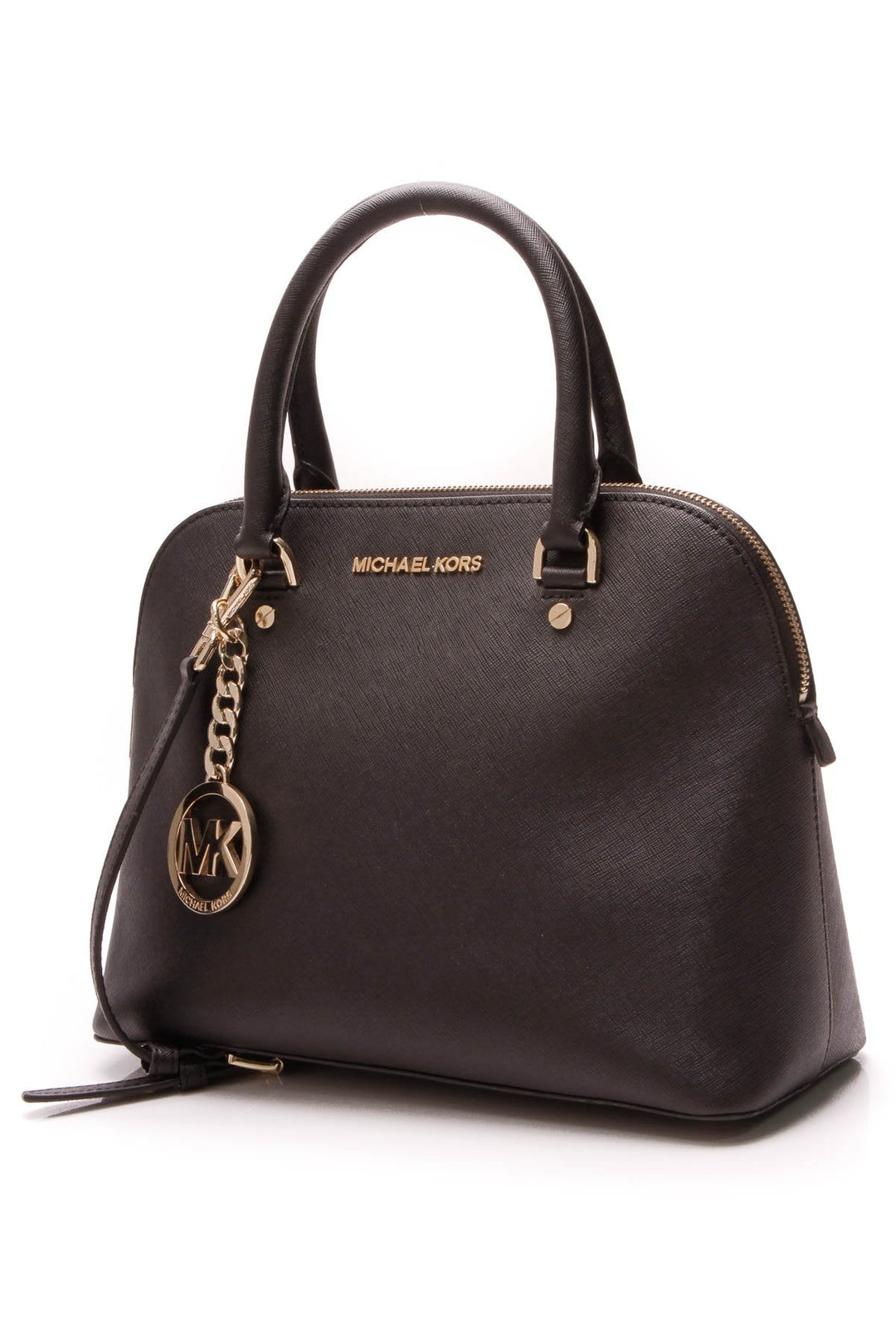 Top Handle Shoulder Bag - Black