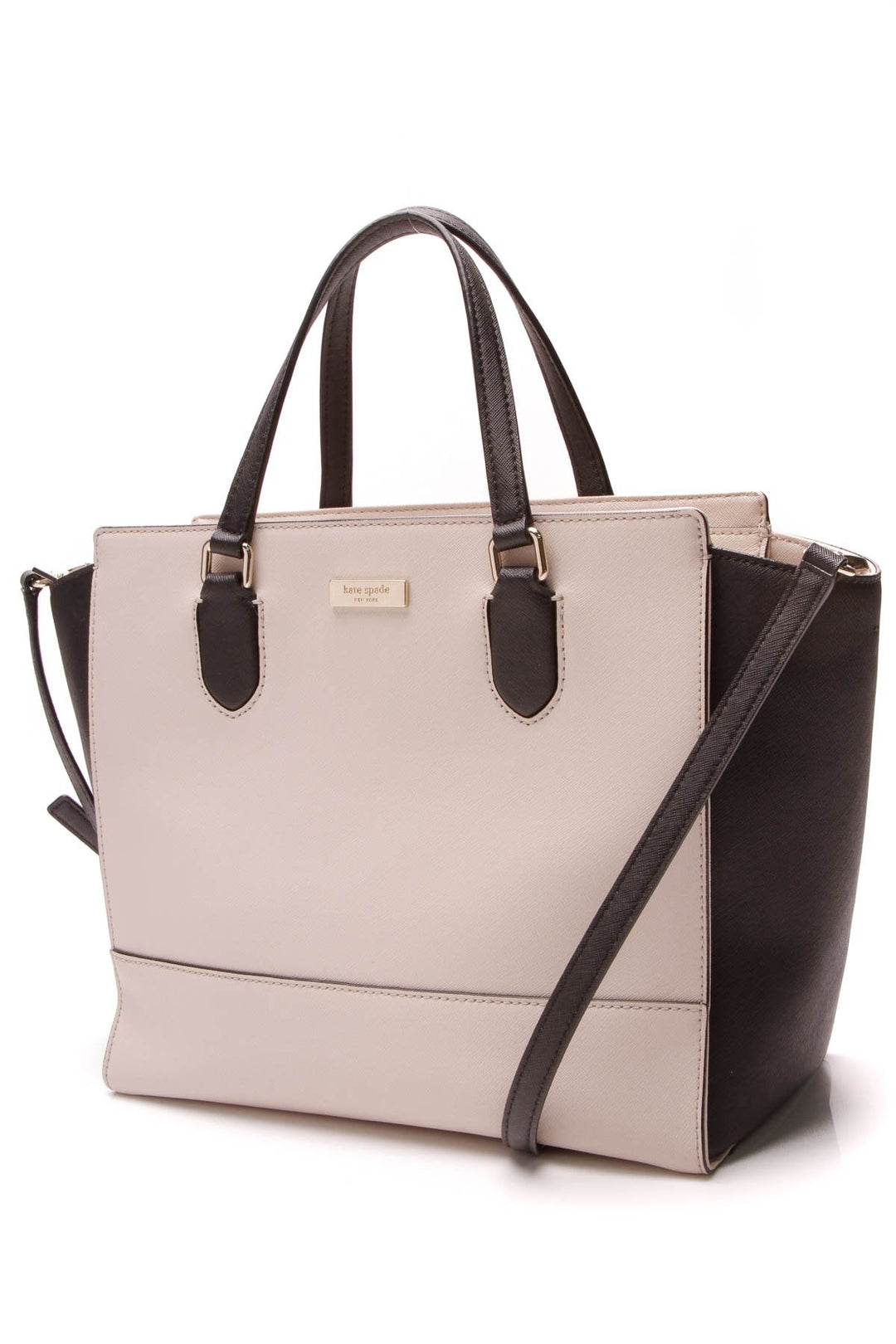 Laurel Way Hadlee Tote Bag - Cream/Black