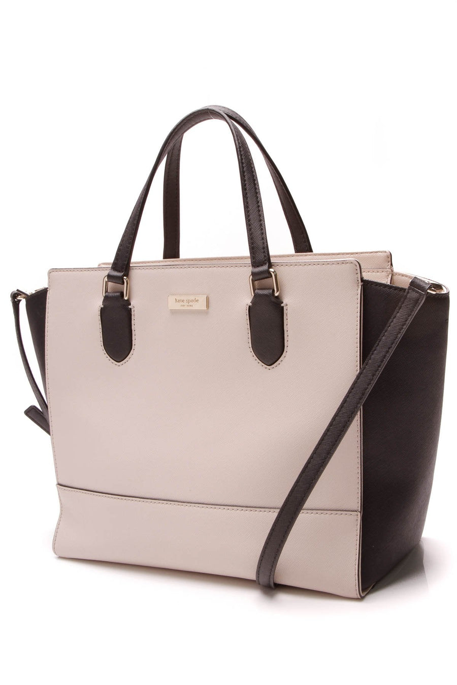 Laurel Way Hadlee Tote Bag - Cream/Black