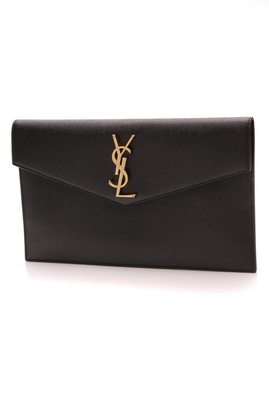 Uptown Logo Pouch Clutch - Black