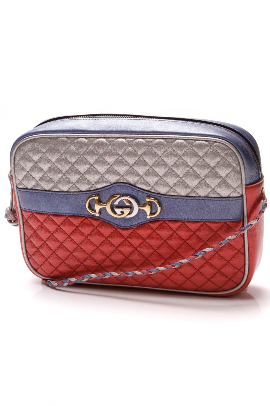 Trapuntata Camera Crossbody Bag - Multicolor