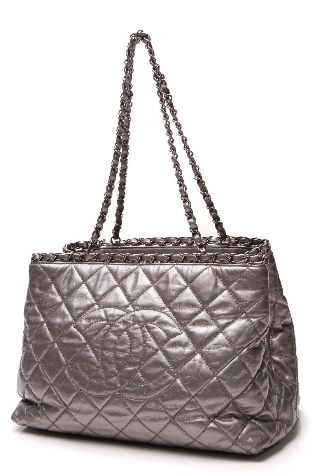 Chain Me Tote Bag - Silver