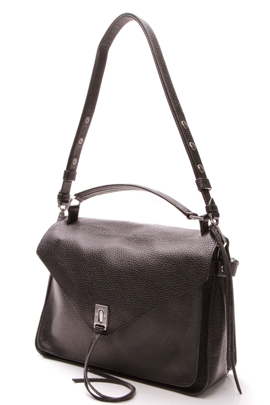 Darren Messenger Shoulder Bag - Black