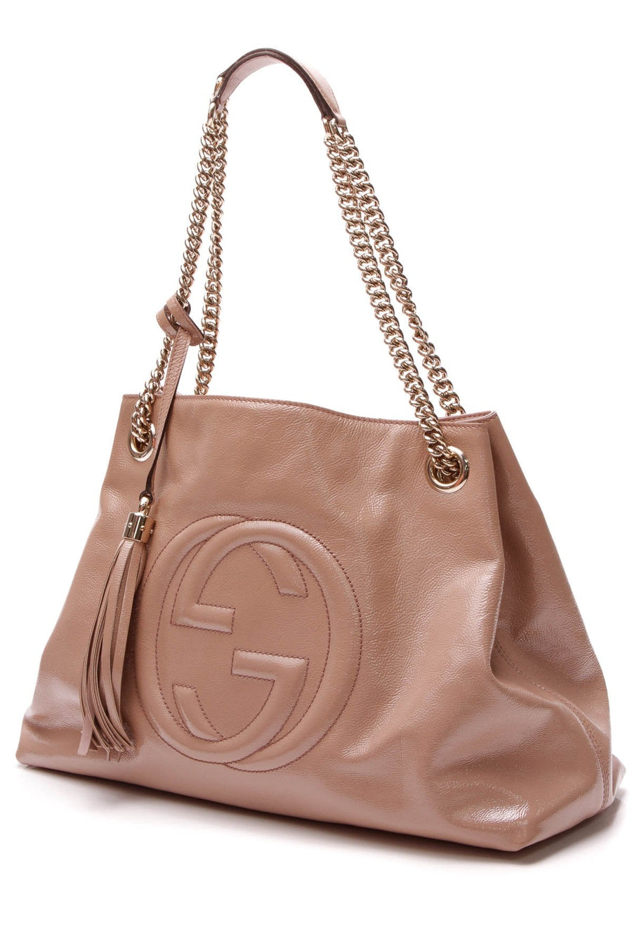 Soho Chain Tote Bag - Nude