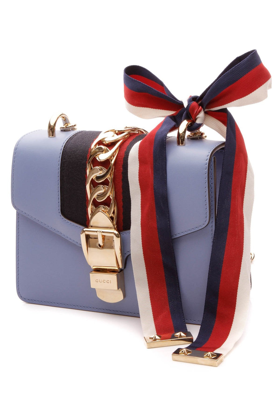 Sylvie Small Shoulder Bag - Light Blue