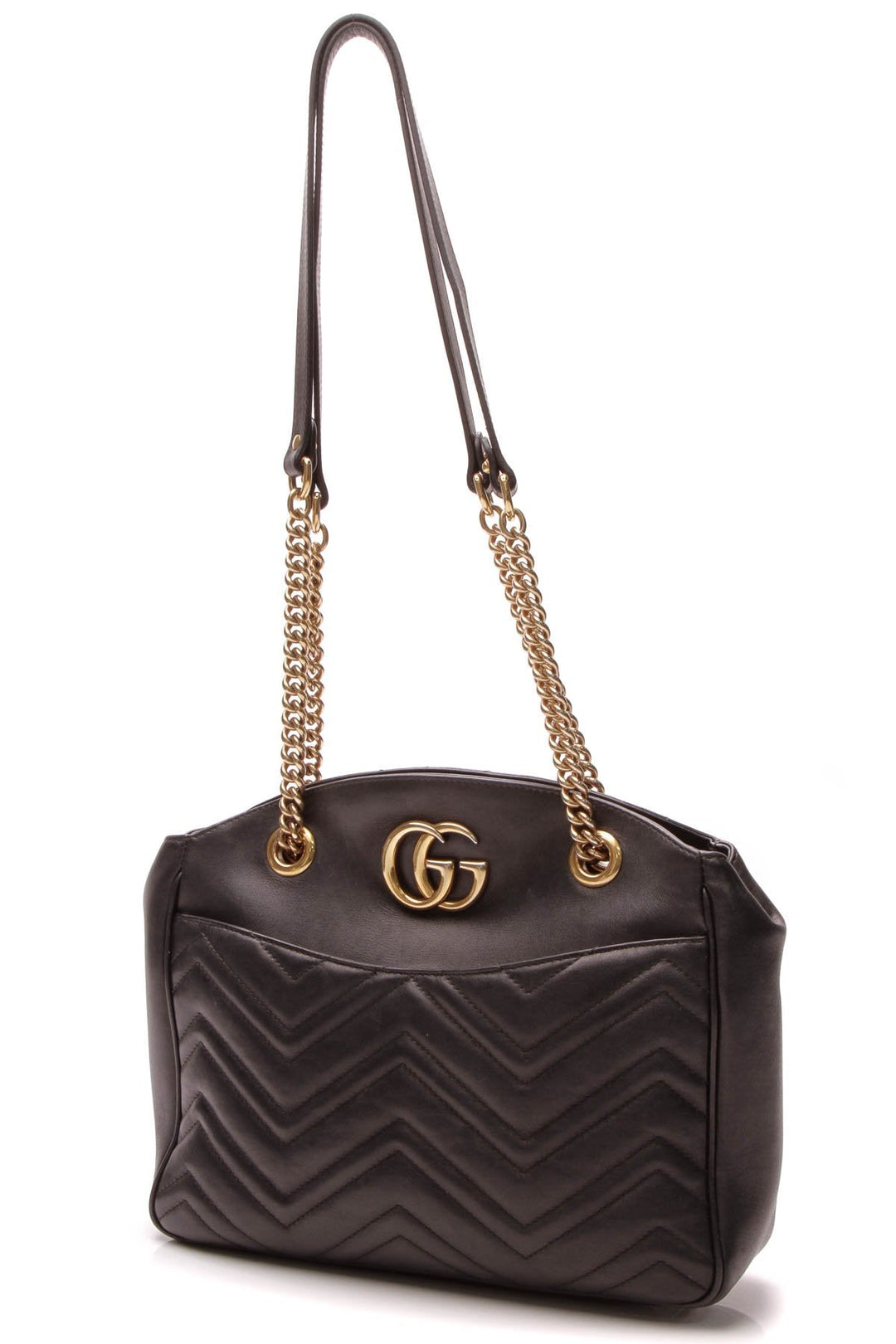 Marmont Matelasse Medium Tote Bag - Black