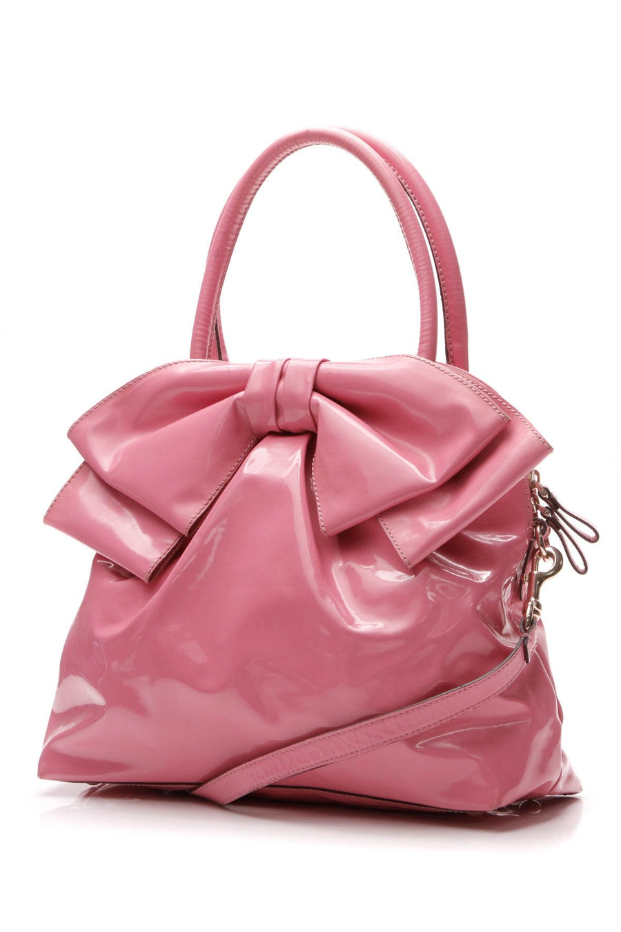 Lucca Dome Bow Bag  - Pink