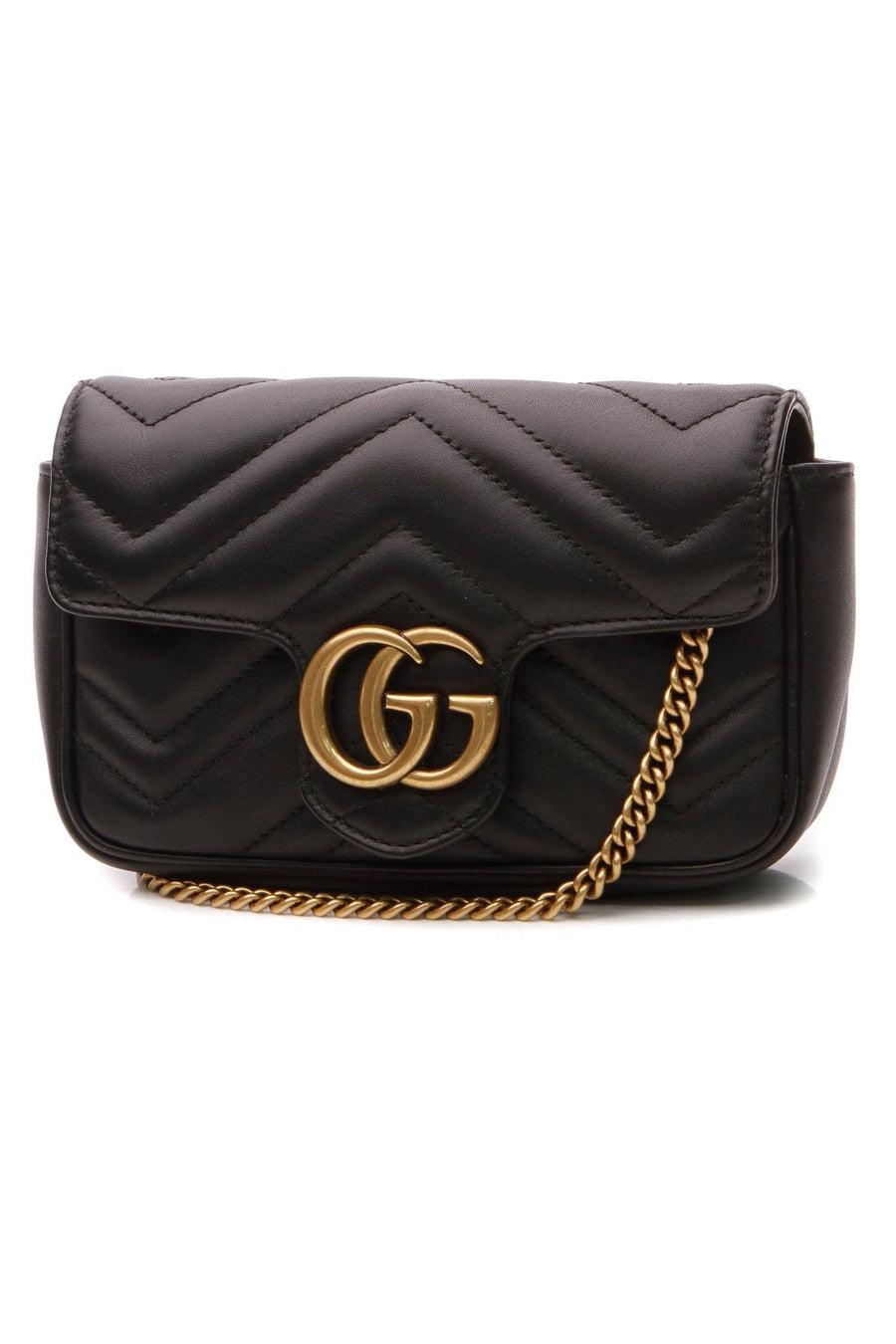 Marmont Super Mini Bag - Black Matelasse