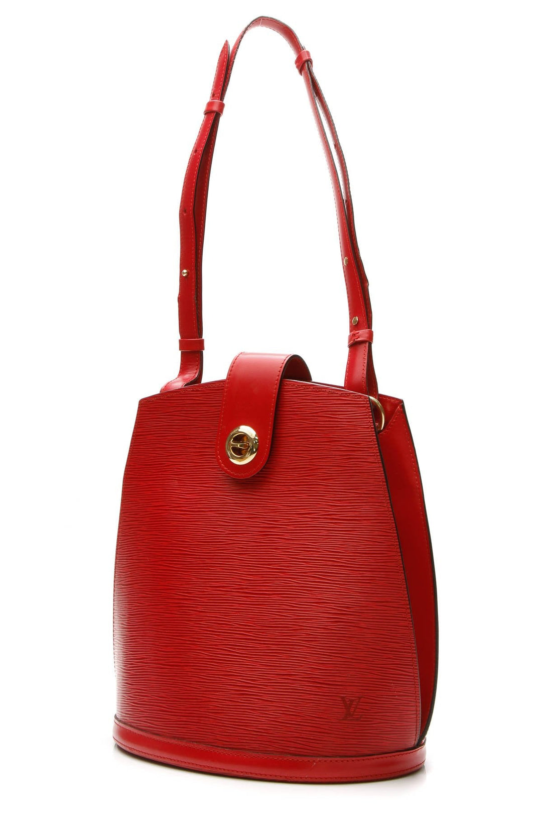 Vintage Epi Cluny Bucket Bag - Red