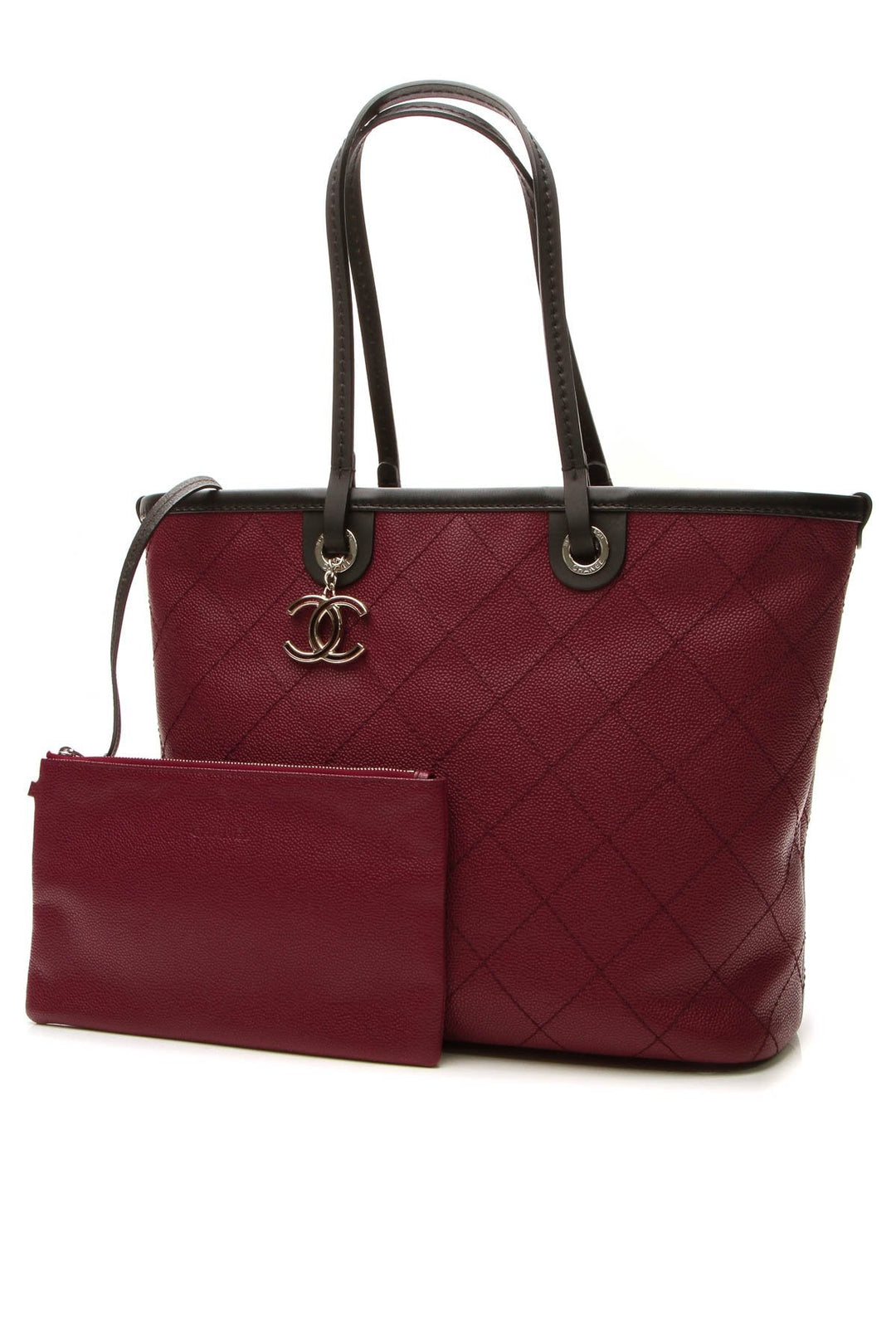 Shopping Fever Tote Bag - Burgundy