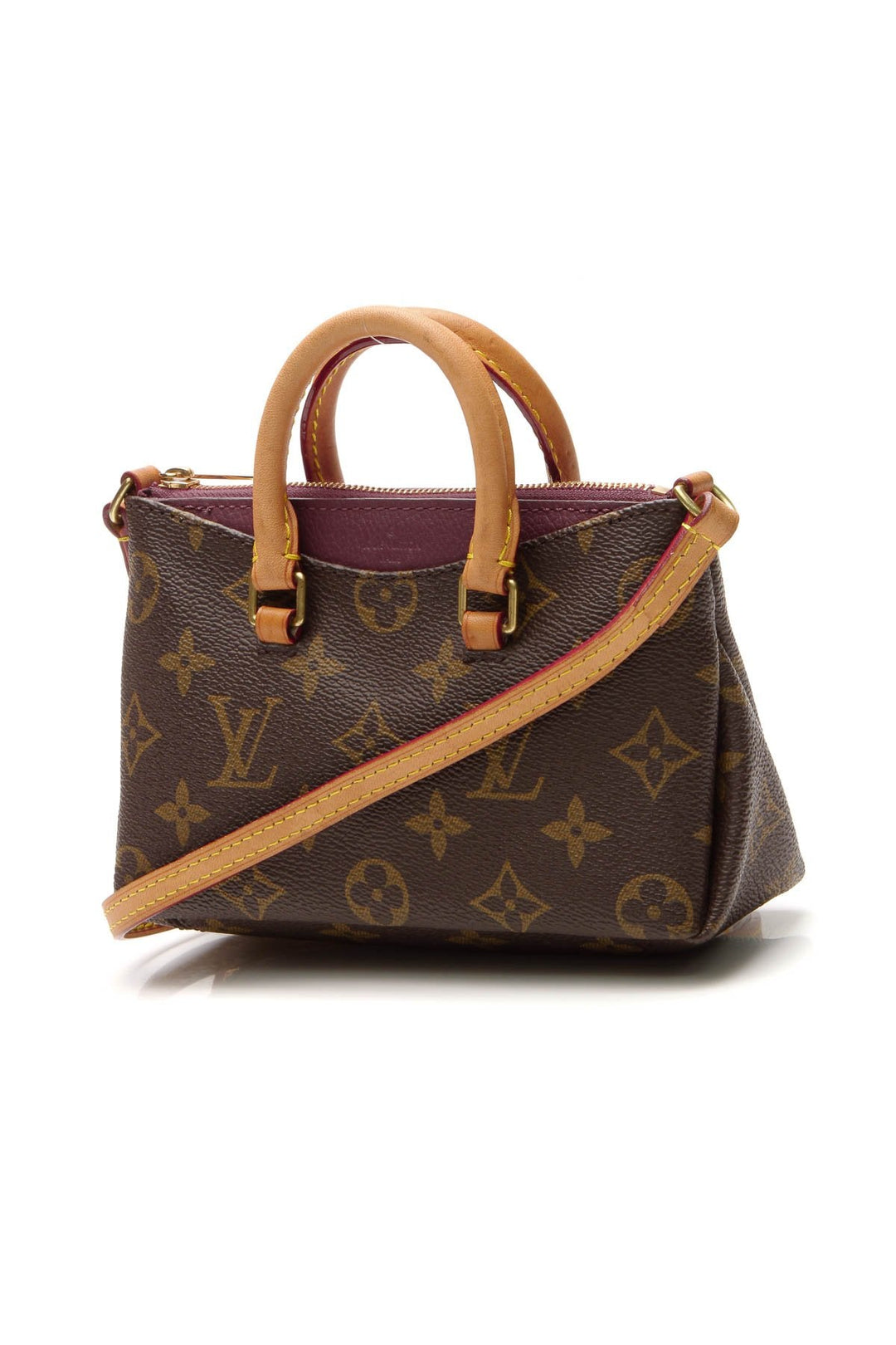 Pallas Nano Bag - Monogram/Raisin