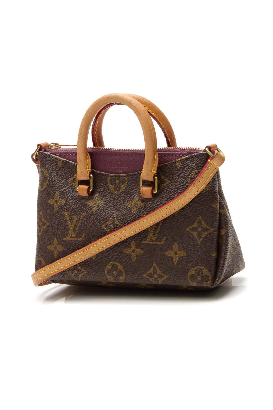 Pallas Nano Bag - Monogram/Raisin