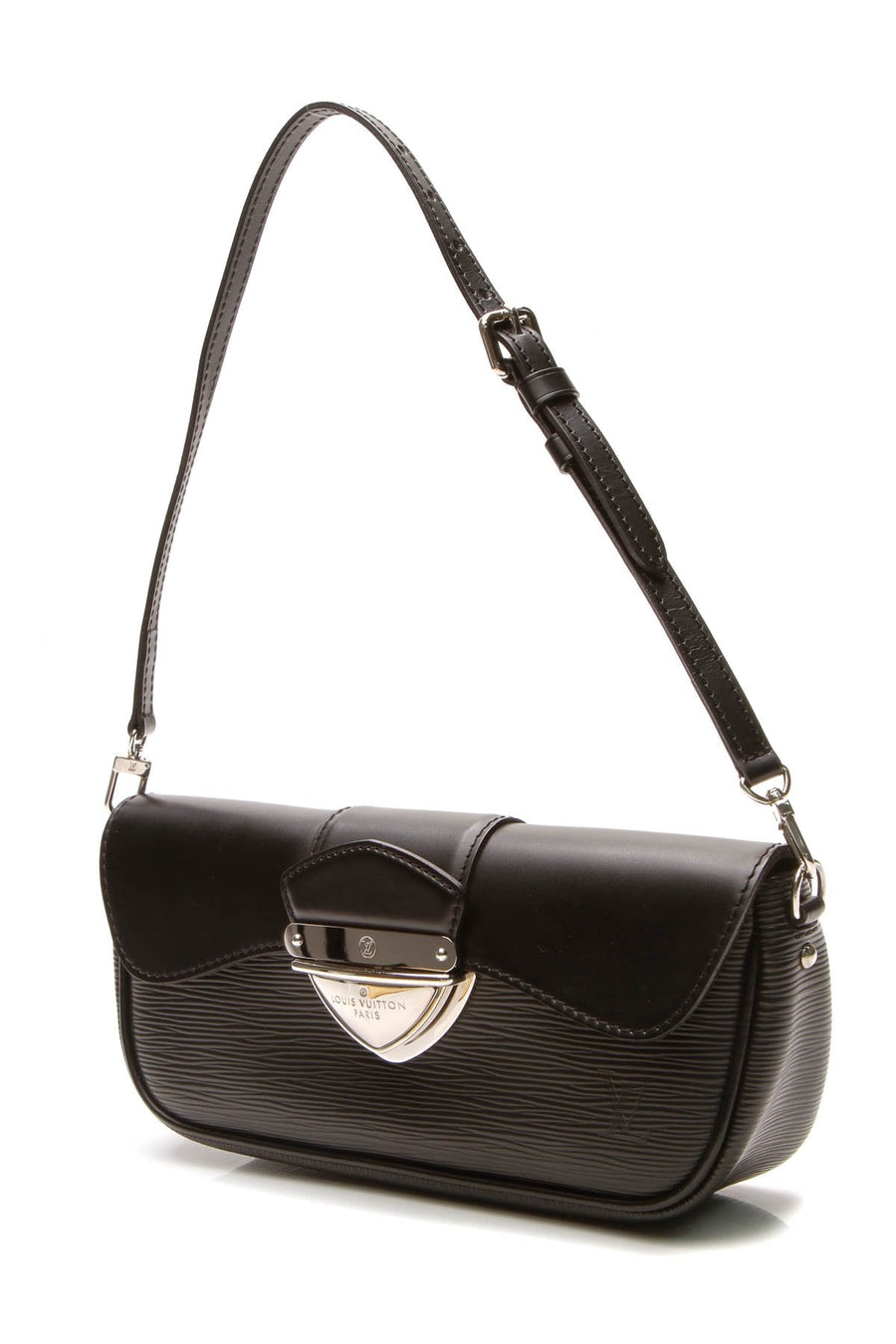 Epi Montaigne Clutch Bag - Black